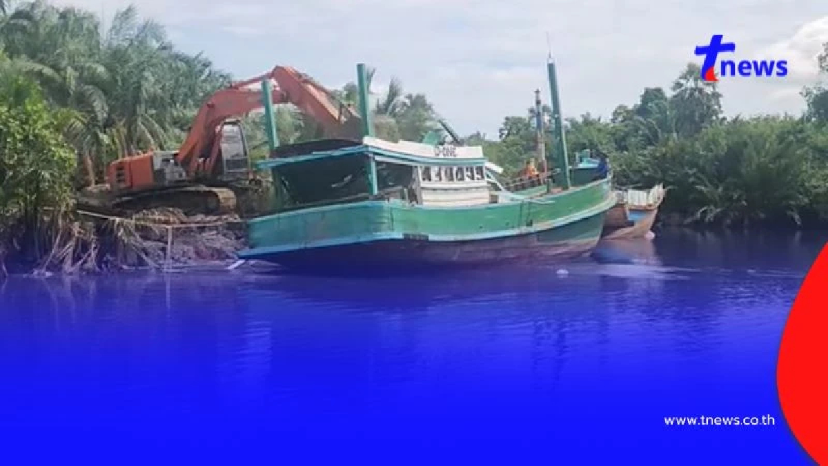 หนุ่มใจสลาย นั่งดูเรือประมงที่ใช้ทำมาหากินกว่า 30 ปี โดนทำลาย