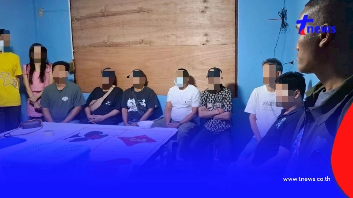 บุกจับบ่อนกำถั่ว ซุกโรงกลึงกลางกรุง ซิว 12 นักพนัน เจ้ามือชิ่งทัน