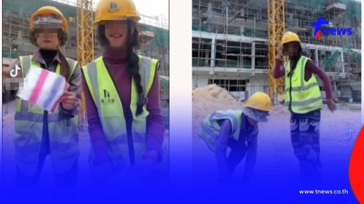 ตำรวจปราจีนบุรี แจงแล้ว แชร์ว่อน หญิงต่างด้าว โดดเหยียบธงชาติไทย