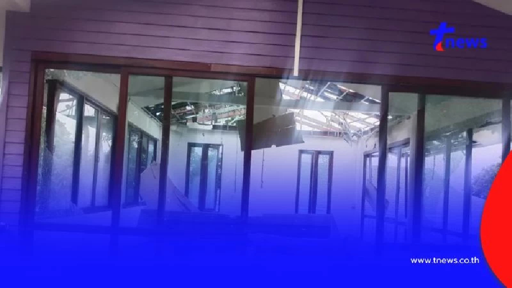 เปิดภาพความเสียหาย "โรงพยาบาลพนมดงรัก" จ.สุรินทร์ หลังถูกโจมตี