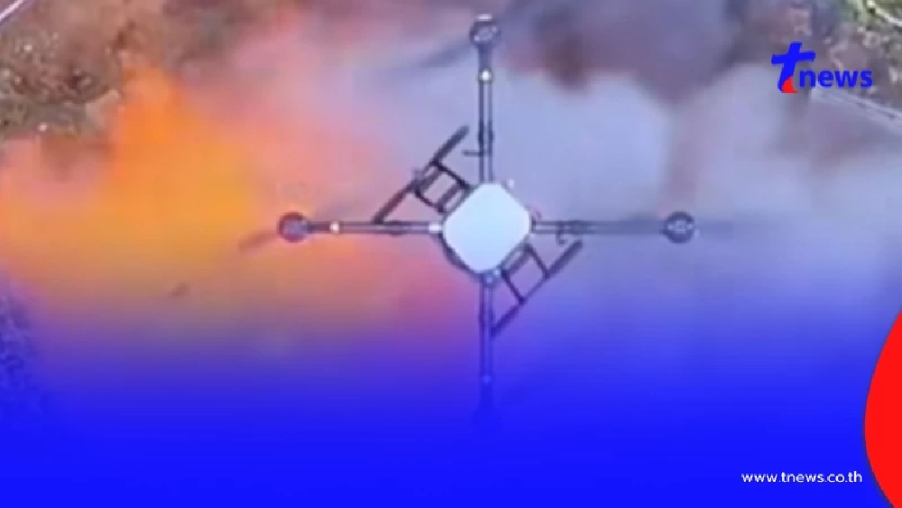 เปิดปฏิบัติการโดรนโจมตีกองทัพบก บึ้มกระจุยคลังอาวุธกัมพูชา