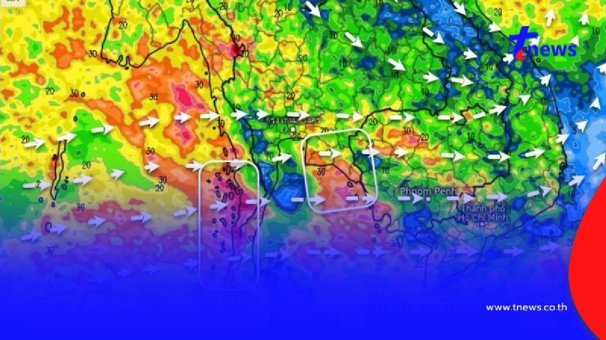 เตือนมรสุมพัดเข้าไทย 10 – 16 ส.ค. ฝนเพิ่มขึ้น เช็กด่วน 2 ภาค ฝนตกหนัก