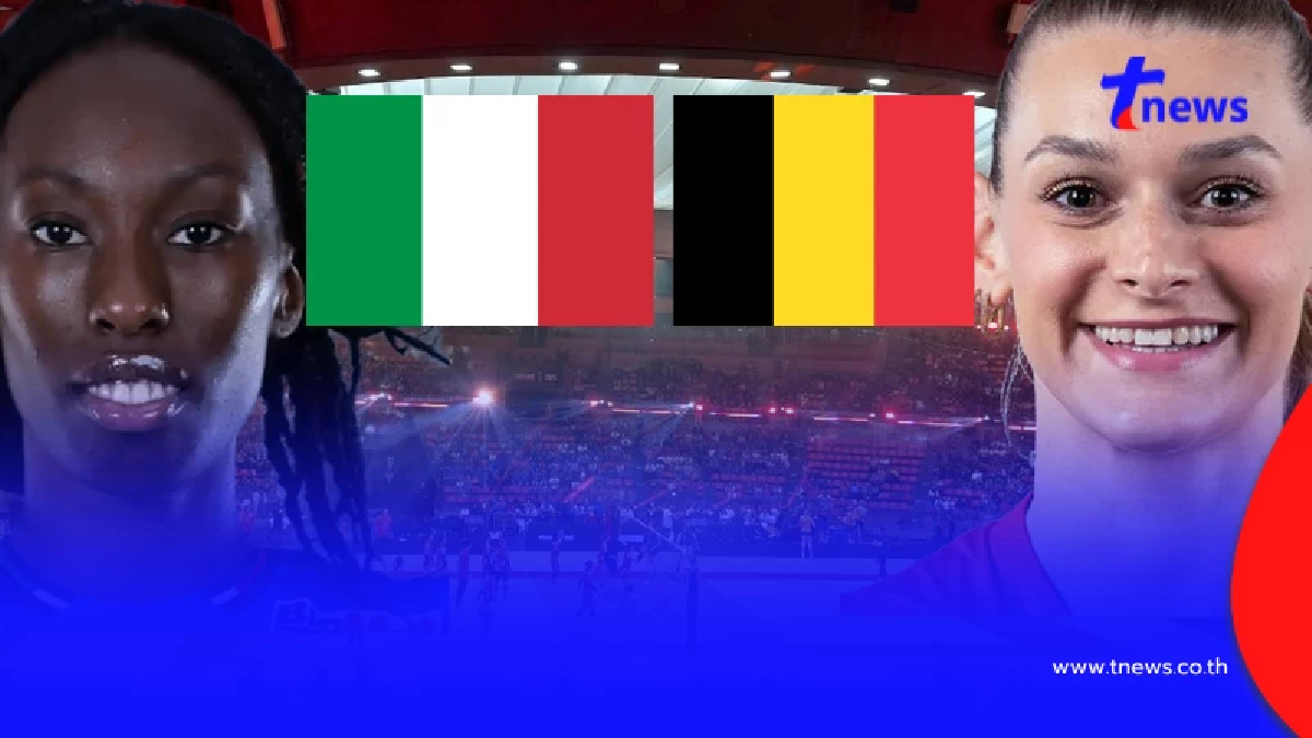 "ดูวอลเลย์บอลสด" อิตาลี vs เบลเยียม PPTV ดูสดวอลเลย์บอลหญิงวันนี้