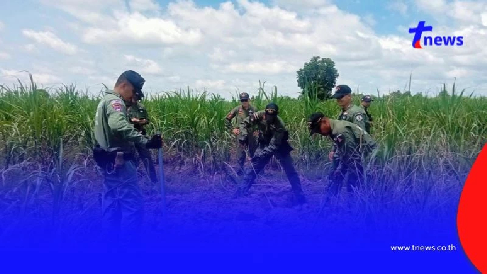 ทหาร-ตำรวจ หน่วย EOD เอ็กซเรย์ ทุกพื้นที่ เร่งเก็บกู้ ลูกจรวด BM 21