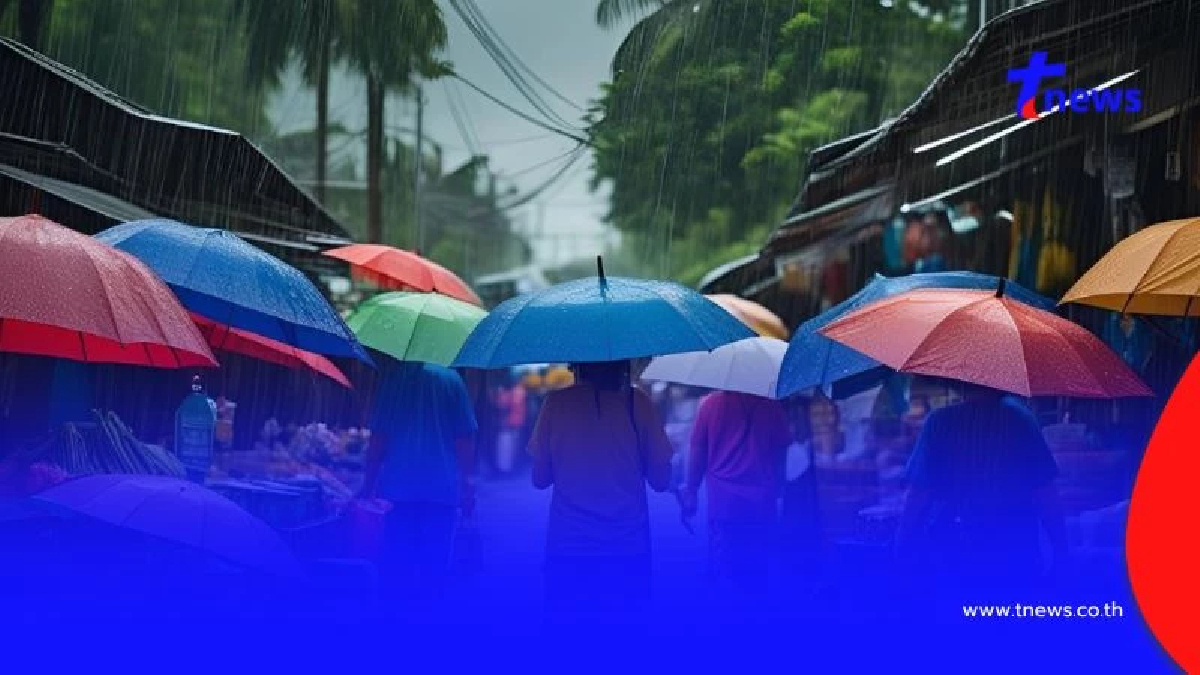 เตือน 36 จังหวัด วันนี้อ่วม เจอมรสุม ฝนฟ้าคะนอง กทม.โดนเต็ม ๆ
