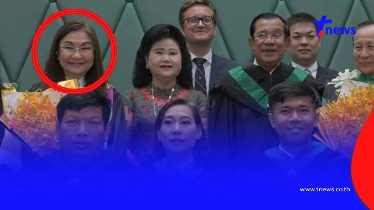 สว.นันทนา แจงแล้ว แชร์ว่อนภาพบินกัมพูชา มอบปริญญา "ฮุนเซน"