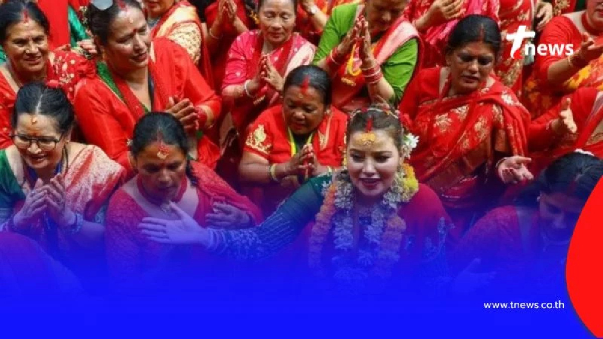 ความงดงามของเทศกาลตีจ ที่เปี่ยมไปด้วยศรัทธาของผู้หญิงชาวเนปาล