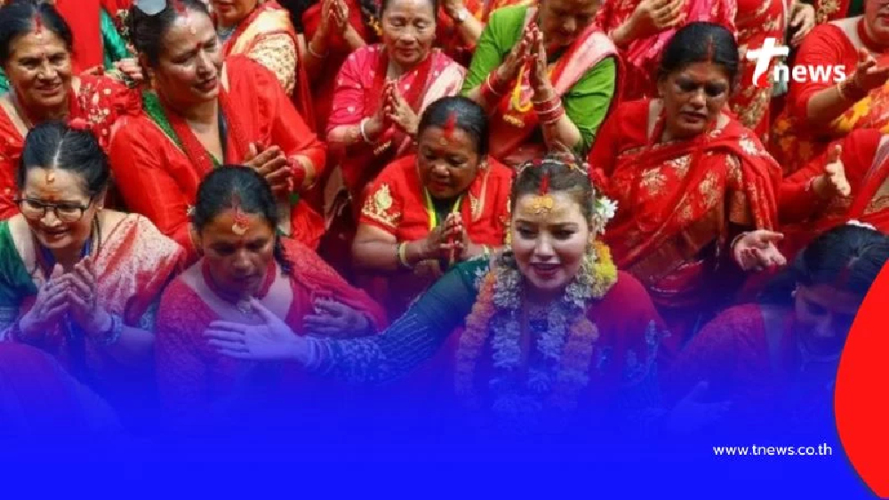 ความงดงามของเทศกาลตีจ ที่เปี่ยมไปด้วยศรัทธาของผู้หญิงชาวเนปาล