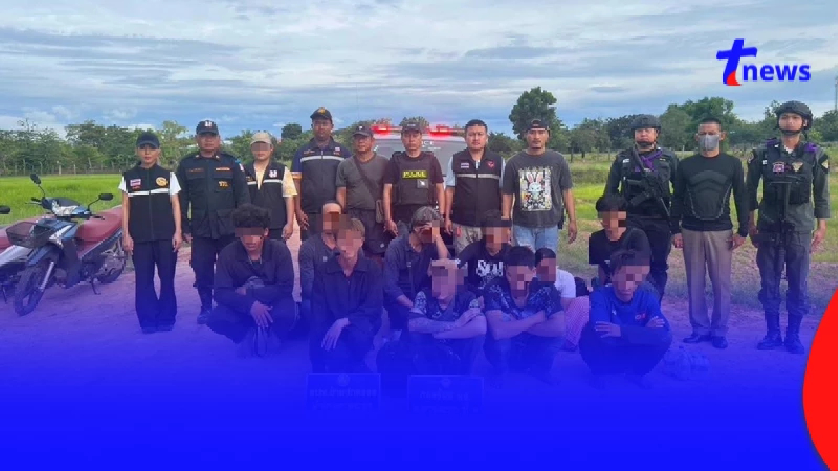 จับ 16 คนไทย เตรียมลักลอบข้ามแดนไปกัมพูชา ทำงานแก๊งคอลเซ็นเตอร์