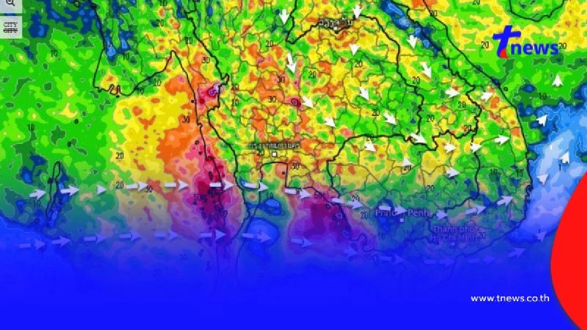 เตือน 10-22 ส.ค. 68 ไทยเจอฝนเพิ่ม เช็กภาคไหนรับมือ ฝนตกหนักยาวๆ