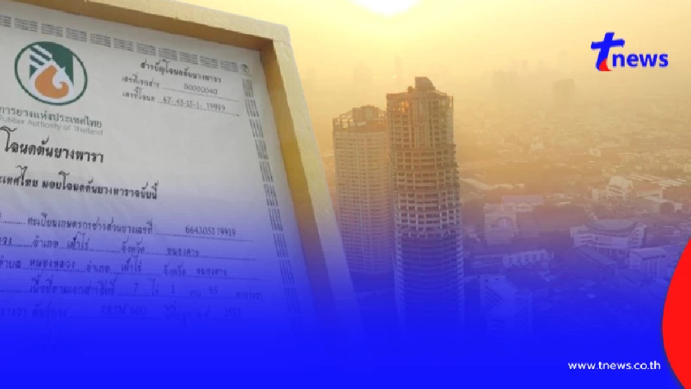 "โฉนดต้นยาง"สร้างรายได้สู้โลกร้อน ด้วยคาร์บอนเครดิต