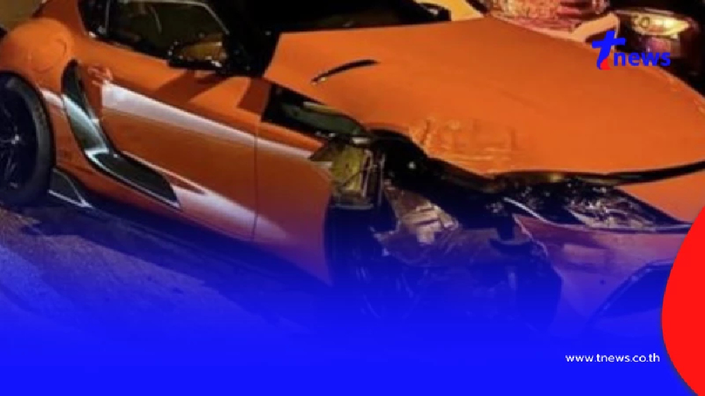 กล้องวงจรปิดนาที ก๊วนรถแต่งซิ่งพังยับ 10 คัน บนทางด่วนอุดรรัถยา