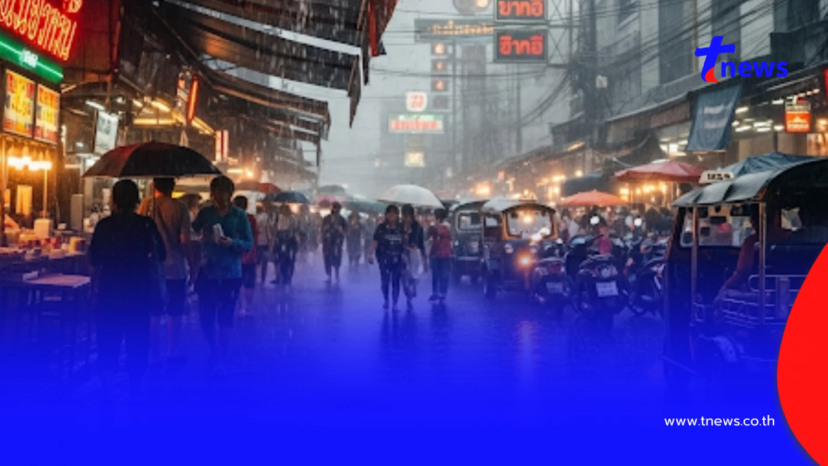 วันนี้อ่วม 51 จังหวัด โดนเต็มๆ ร่องมรสุม ฝนตกหนักถึงหนักมาก