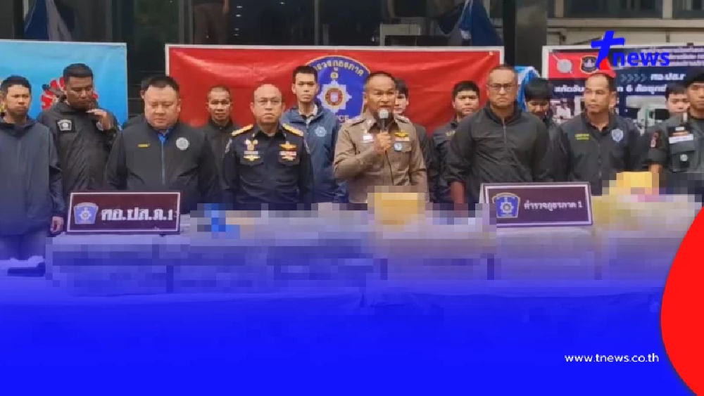 ดักจับ 6 ล้อ โชเฟอร์ออกพิรุธ ค้นเจอเต็มๆ บิ๊กล็อต 6.9 ล้านเม็ด