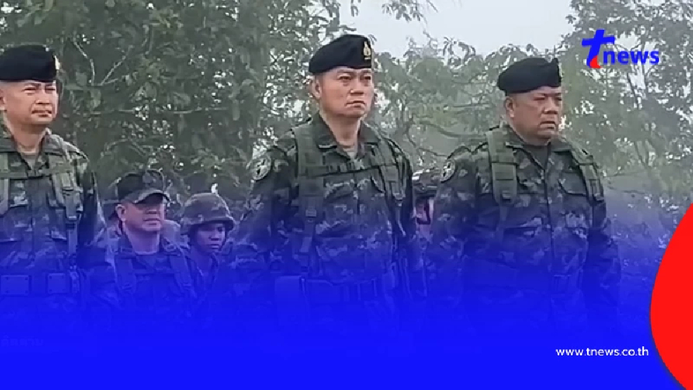 เปิดคลิป แม่ทัพภาค2 นำเหล่าทหารกล้าร้องเพลงชาติไทย ณ ยอดภูมะเขือ