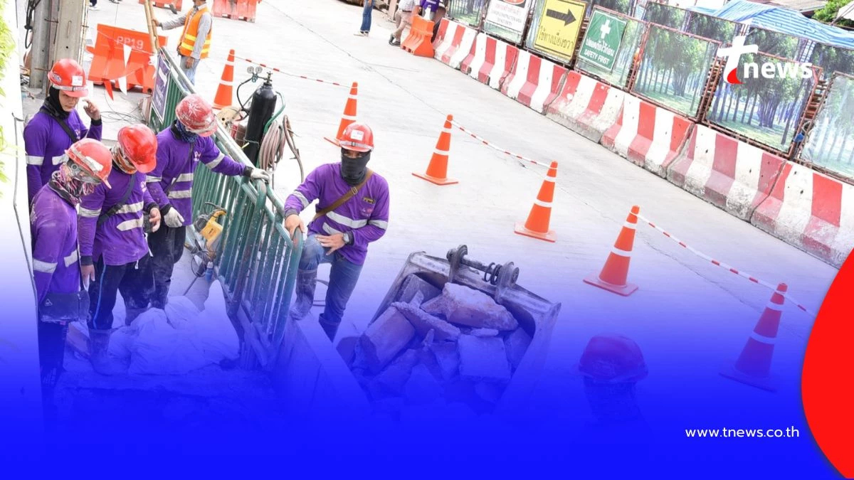 วชิรพยาบาลเปิด OPD เต็มวันรับ 1,500 คน ด้าน รฟม. ลุยถมทรายซ่อมถนนสามเสนสัปดาห์หน้า