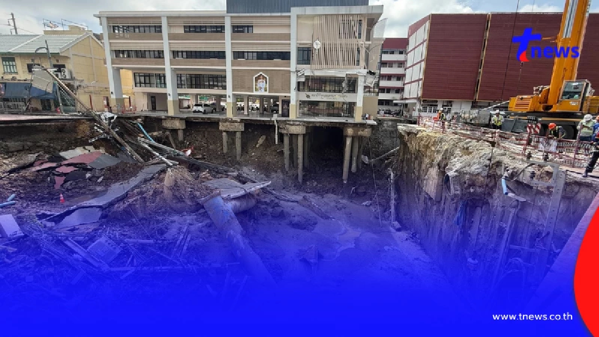 ไวเกินคาด คืบหน้าซ่อม"ถนนสามเสนทรุด" เผยแล้วกำหนดเปิดการจราจร