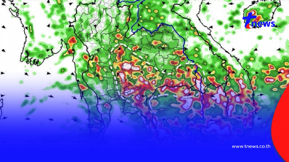 เปิดเรดาร์เส้นทางมรสุม 5-14 ก.ย. ภาคไหนฝนตกหนัก ระวังน้ำหลาก