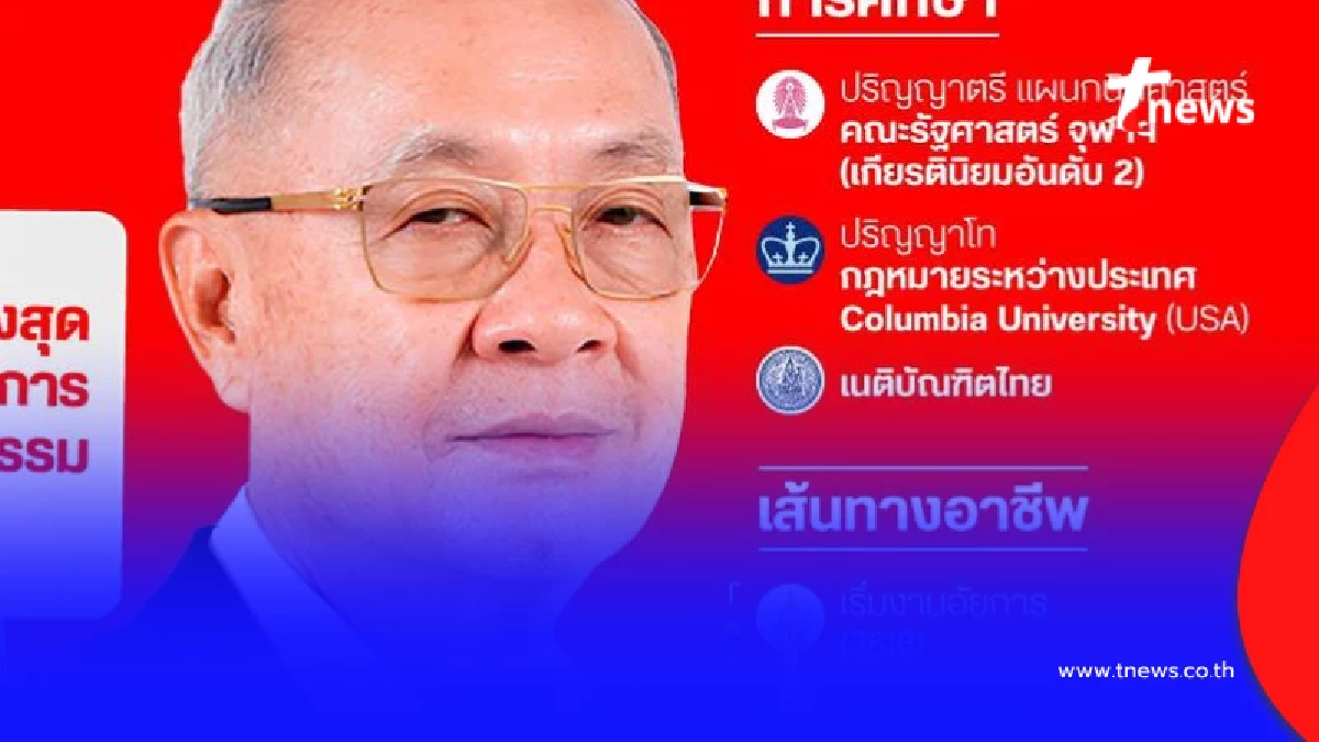 เปิดประวัติ “ชัยเกษม นิติสิริ” แคนดิเดตนายก บอกเลยคนนี้ไม่ธรรมดา
