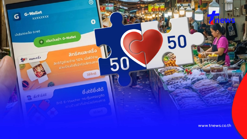 เปิดเงื่อนไข "คนละครึ่ง 2568" ใครได้สิทธิ 60:40 ต้องเสียภาษีไหม