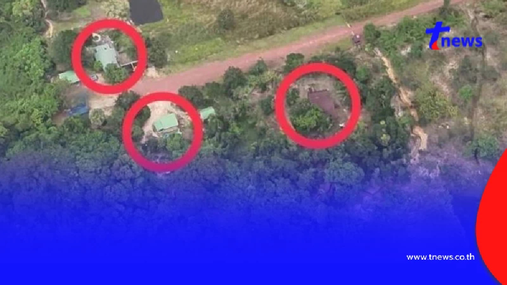 ภาพล่าสุดบ้านชำราก หลังทหารฝ่าทุ่นระเบิดไล่เขมรเคลียร์พื้นที่