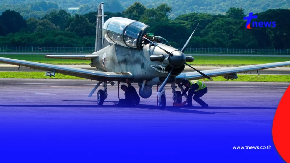 ทอ. เปิดตัวเครื่องบินโจมตี AT-6TH เสริมเขี้ยวเล็บรับภัยคุกคาม