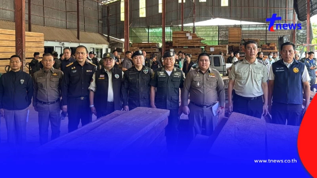 ยึดไม้ประดู่ 14 ล้าน ไม้เถื่อนข้ามชาติ ล่าหัวใหญ่- จนท.รัฐเอี่ยว
