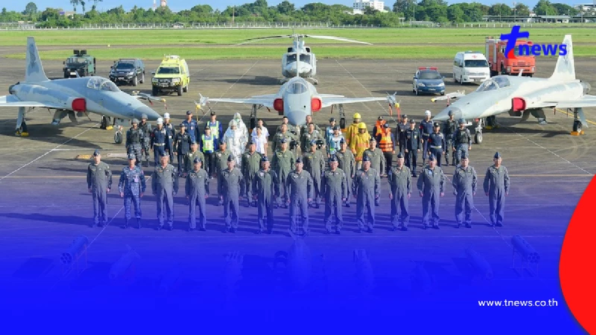 ทอ. ขนไข่มาวางโชว์หลายขนาด พร้อมตลอดเวลาในการปฏิบัติหน้าที่