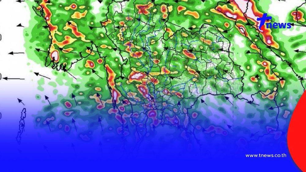 ร่องมรสุมพาดผ่าน 10-19 ต.ค. เช็กพิกัดเจอฝนตกหนัก อากาศแปรปรวน