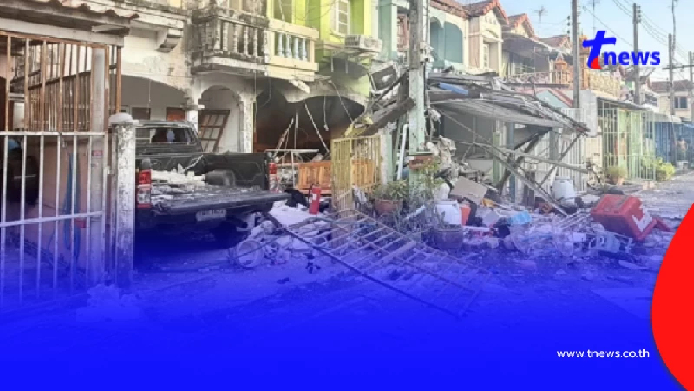 อันตรายมาก สาเหตุแท้จริง แก๊สระเบิดบ้าน แรงบึ้มทำเสียหาย 33 หลัง