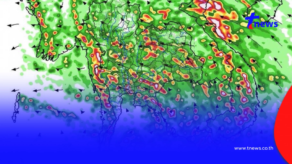 เปิดเส้นทางฝนหนัก 12 – 18 ต.ค. เช็กพื้นที่รับมือร่องมรสุมพาดผ่าน