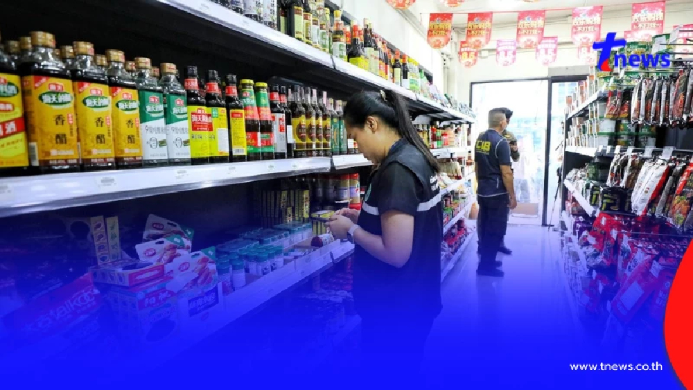 บุกทลาย 2 ซุปเปอร์มาร์เก็ตจีนกลางกรุงฯ ของนำเข้าผิดกฎหมายเพียบ