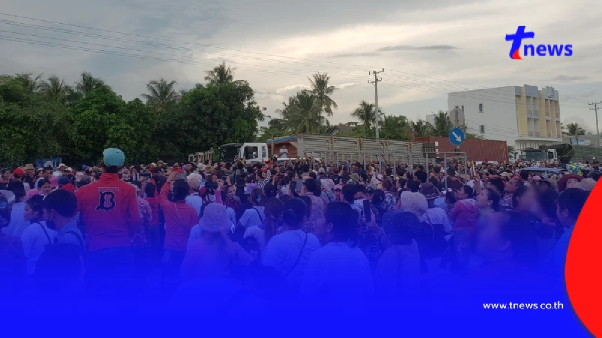 แรงงานเขมร ลุกฮือประท้วง กดดันรัฐบาลแก้ปัญหาค่าแรง-สวัสดิการ