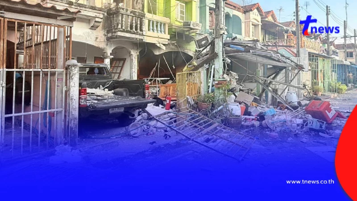 สลดใจ แก๊สระเบิดไฟไหม้บ้าน ดับ 1 ราย บาดเจ็บอีกจำนวนมาก