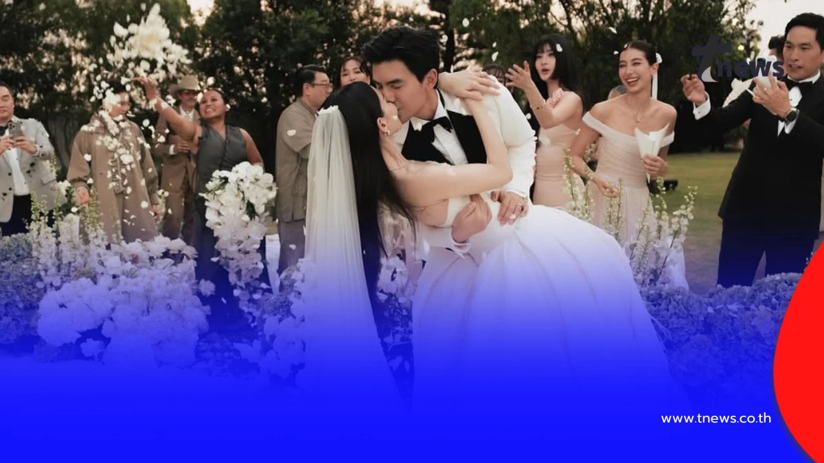 เพื่อนสนิท มิ้นต์ ชาลิดา คว้าช่อดอกไม้งานวิวาห์ ใหม่-เต๋อ