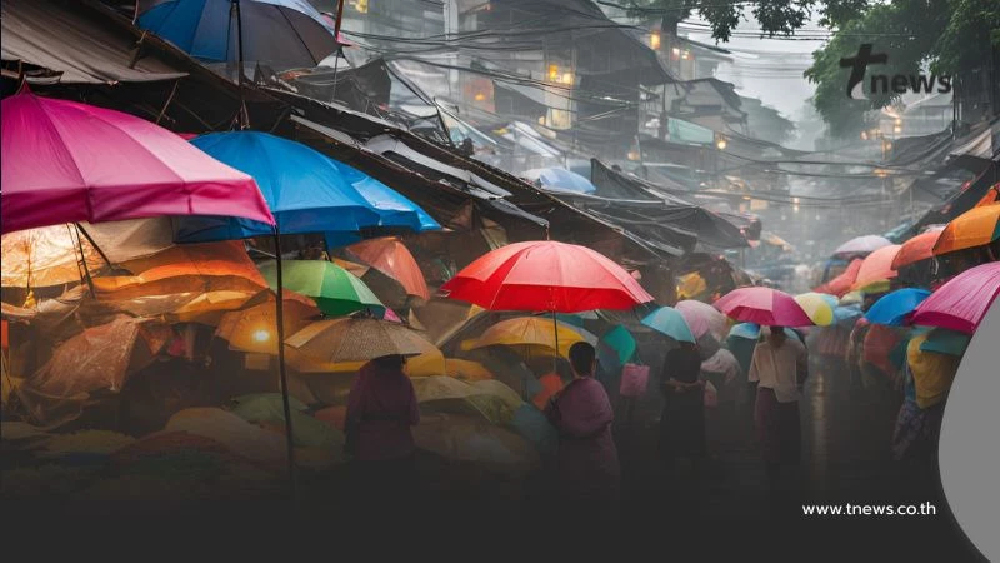 กรมอุตุฯ อัปเดต สภาพอากาศเมฆมากและฝนตกต่อเนื่องในหลายพื้นที่