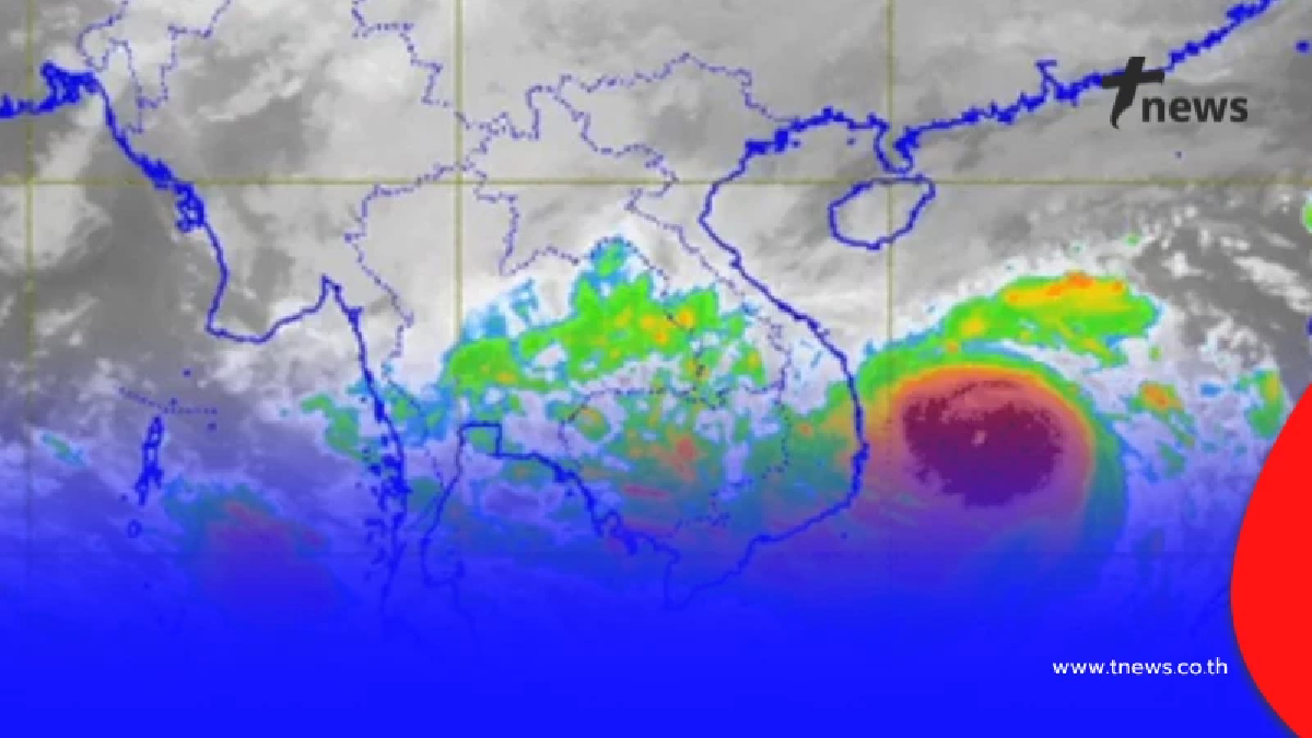 เตือนด่วน 9 จังหวัดอ่วมก่อน พายุคัลแมกี ถล่มพรุ่งนี้วันแรก