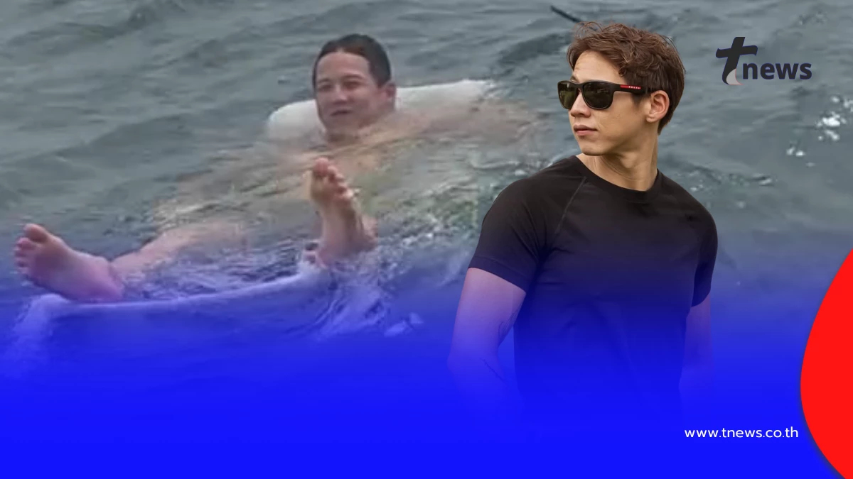 “ทราย สก๊อต” ลงทะเลเก็บขยะ แต่ดันเจอขยะชิ้นใหญ่ลอยน้ำ