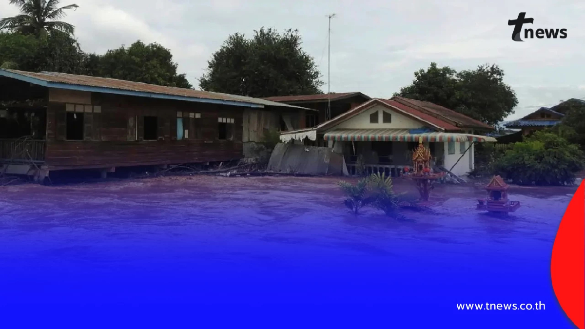 GISTDA จับภาพ น้ำท่วมหนัก 17 จังหวัด ภาคกลางจมบาดาล กว่า 2.4 ล้านไร่