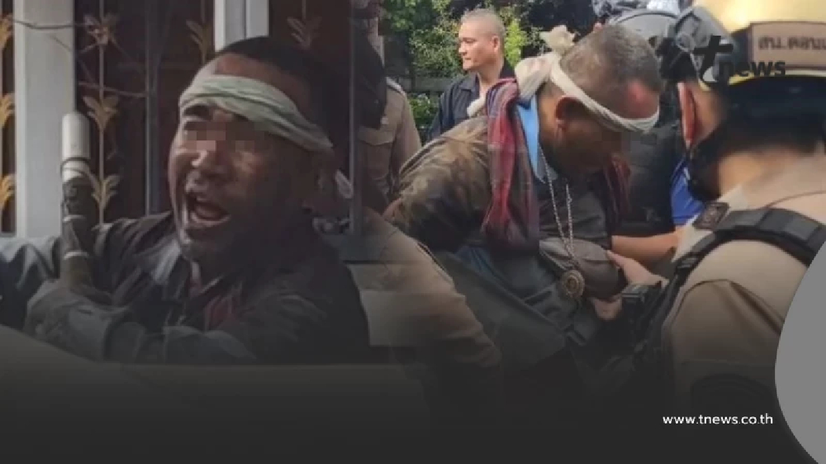 หนุ่มคลั่งราดน้ำมันตัวเอง ถือมีดป่วน ตำรวจปิดซอยระงับเหตุระทึก