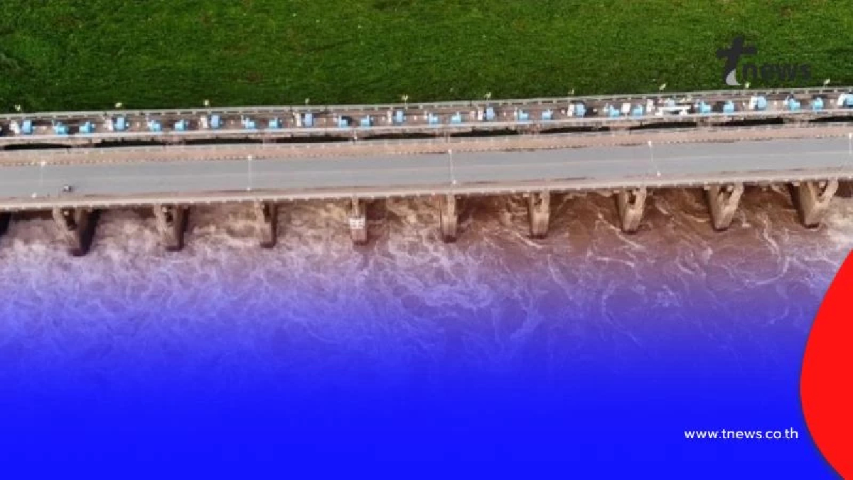 ปภ. แจ้งเตือนพื้นที่เฝ้าระวัง เขื่อนเจ้าพระยาระบายน้ำเพิ่ม
