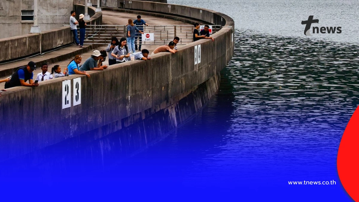 เขื่อนภูมิพลระดับน้ำสูงสุดในรอบปี เตรียมระบายวันละ 55 ล้าน ลบ.ม.