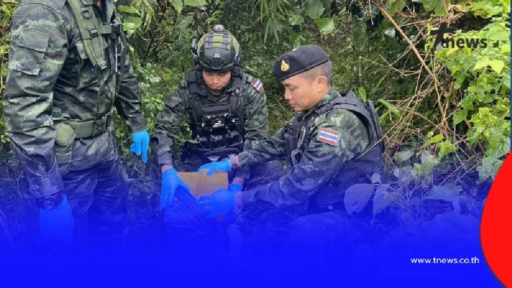 กองกำลังผาเมืองปะทะขบวนการลำเลียงยาเสพติด ยึดของกลางกว่า1.4 ล้านเม็ด