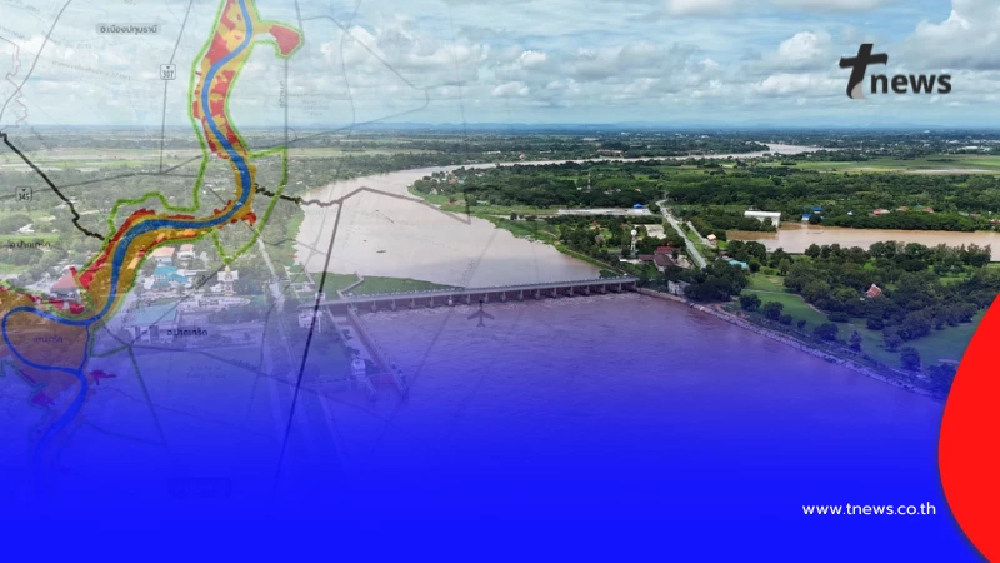 เปิดแผนที่ 3 จังหวัดเสี่ยงน้ำท่วม เขื่อนเจ้าพระยาระบายน้ำเพิ่ม