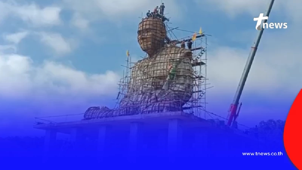 เศรษฐีใหญ่ใจบุญ ร่วมสร้าง "หลวงปู่ดู่"องค์ใหญ่ เหนือสุดแดนสยาม