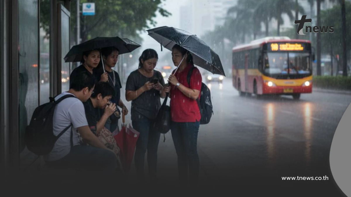 เปิด 37 จังหวัด ยังอ่วม ร่องมรสุมกำลังแรงพาดผ่าน ฝนตกหนักวันนี้