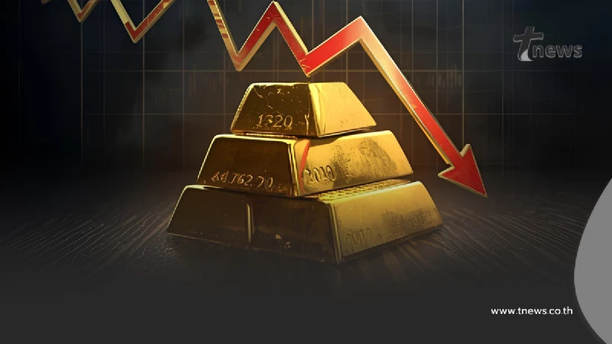 ราคาทองคำวันนี้ 5 พ.ย.68 เปิดตลาดประกาศครั้งที่ 1 ปรับร่วงแรง