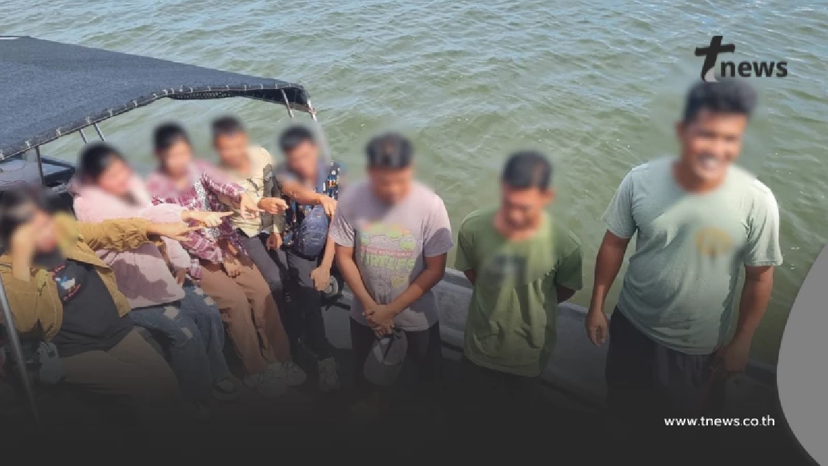 ไล่ล่ากลางน้ำ จับแก๊งลอบขนต่างด้าวใช้สปีดโบ๊ทหนีข้ามแดน