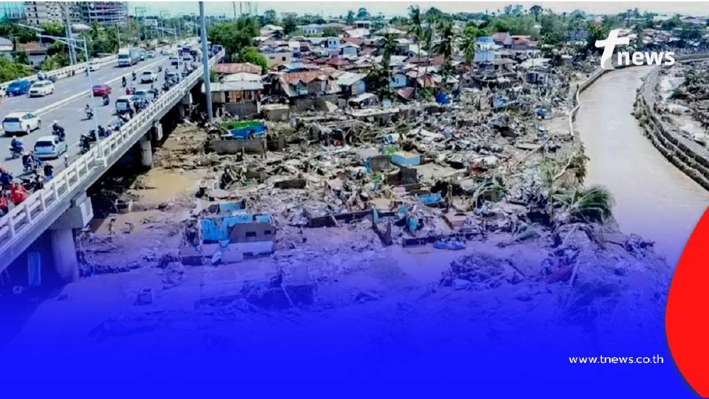 เปิดภาพความเสียหายหลัง "ไต้ฝุ่นคัลแมกี" ถล่มฟิลิปปินส์ บ้านเรือนเสียหายจำนวนมาก