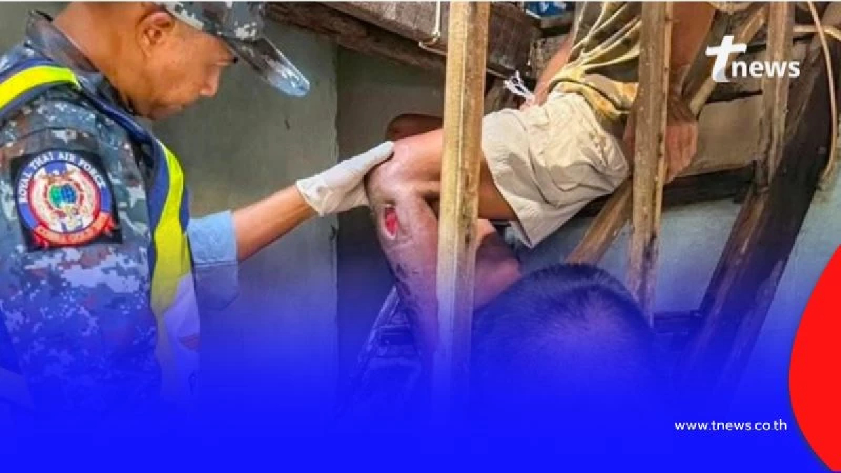 หมอทหารอากาศ ลุยถึงบ้านผู้ป่วย หลังน้ำลดแล้วไม่ทิ้งกัน